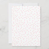 Eenvoudig Elegant Blush Roze Script Vrijgezellenfe Kaart (Achterkant)