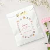 Eenvoudig Elegant Boho Wildflower Lijst Baby showe Bedankzakje (Gezegeld)