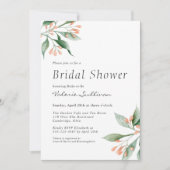 Eenvoudig elegant botanisch Vrijgezellenfeest Kaart (Voorkant)