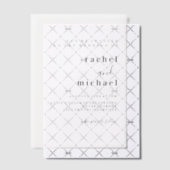 Eenvoudig, elegant, bruiloft, vellum uitnodigingen (Offset (Uitnodiging))