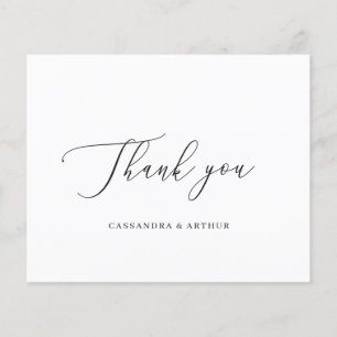 Eenvoudig elegant budget bruiloft Hartelijk dank