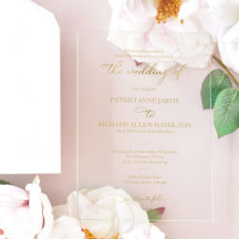 Eenvoudig elegant calligraphy Wedding