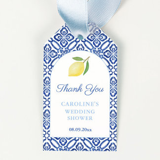 Eenvoudig Elegant Citroen Vrijgezellenfeest Party Cadeaulabel