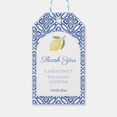 Eenvoudig Elegant Citroen Vrijgezellenfeest Party  Cadeaulabel (Voorkant)