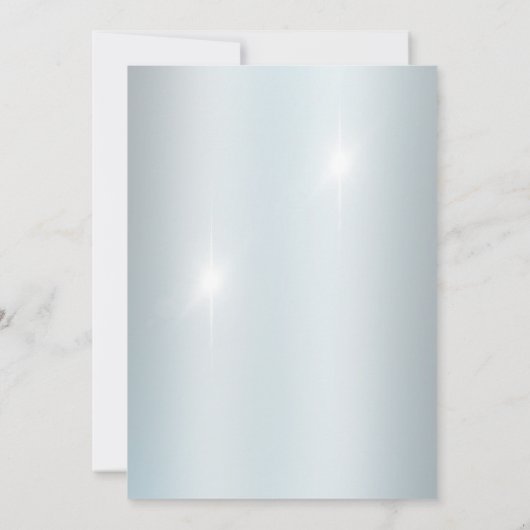 Eenvoudig Elegant Classic 60e Jubileum Party Kaart (Achterkant)