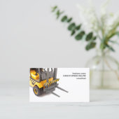 Eenvoudig Elegant Clean Logistics Company Visitekaartje (Staand voorkant)