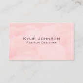 Eenvoudig Elegant Cloud Monogram Gepersonaliseerd  Visitekaartje (Voorkant)