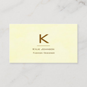 Eenvoudig Elegant Cloud Monogram Gepersonaliseerd Visitekaartje