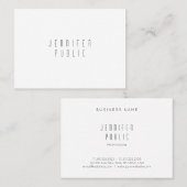 Eenvoudig elegant design Professional, modern Visitekaartje (Voorkant / Achterkant)