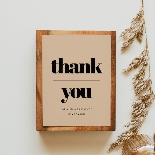 Eenvoudig elegant en chic bruiloft Hartelijk dank