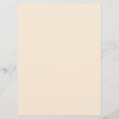 Eenvoudig elegant en chic bruiloft menu (Achterkant)