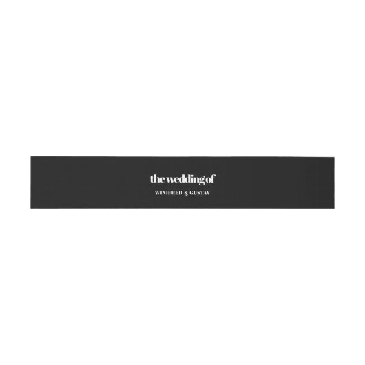 Eenvoudig elegant en chic bruiloft uitnodigingen wikkel (Vlak)