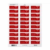 Eenvoudig elegant etiket (Full Sheet)
