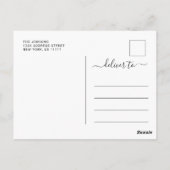 Eenvoudig Elegant Eucalyptus Afstuderen Hartelijk  Briefkaart (Achterkant)