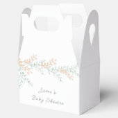 Eenvoudig Elegant Eucalyptus Baby shower Bedankdoosjes (Geopend)