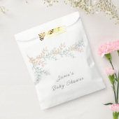 Eenvoudig Elegant Eucalyptus Baby shower Bedankzakje (Gezegeld)