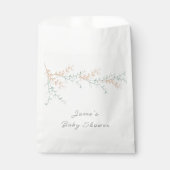 Eenvoudig Elegant Eucalyptus Baby shower Bedankzakje (Voorkant)