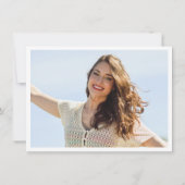 Eenvoudig Elegant Eucalyptus Greenery Afstuderen d Bedankkaart (Achterkant)