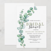 Eenvoudig Elegant Eucalyptus Greenery Vrijgezellen Kaart (Voorkant / Achterkant)