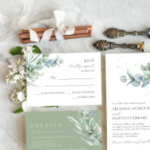 Eenvoudig Elegant Eucalyptus Greenery Wedding