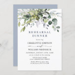 Eenvoudig Elegant Eucalyptus REHEARSAL DINNER Kaart<br><div class="desc">Creëer de perfecte REHEARSAL DINNER nodigt met deze "Waterverf Eucalyptus Greenery"-sjabloon uit. Dit ontwerp van hoge kwaliteit is eenvoudig aan te passen aan uw trouwkleuren, -stijlen en -thema. Voor verdere aanpassing, te klikken gelieve de "pas verder"verbinding aan en ons ontwerphulpmiddel te gebruiken om deze sjabloon te wijzigen. Neem contact met...</div>