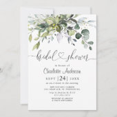 Eenvoudig Elegant Eucalyptus Vrijgezellenfeest Kaart (Voorkant)