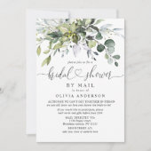 Eenvoudig Elegant Eucalyptus Vrijgezellenfeest per Kaart (Voorkant)