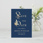 Eenvoudig Elegant Eucalyptus Wedding sparen de Dat Save The Date (Staand voorkant)
