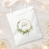 Eenvoudig, elegant, eucalyptusbruiloft bedankzakje (Geknipt)