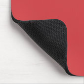 Eenvoudig Elegant Flame Red gepersonaliseerd Muismat (Hoek)