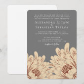 Eenvoudig Elegant Floral Wedding (Voorkant / Achterkant)