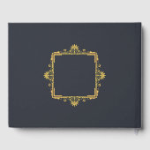 Eenvoudig Elegant Fotobruiloft gastenboek (Achterkant)