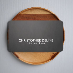 Eenvoudig elegant gebold textiel grijs witconsulta visitekaartje