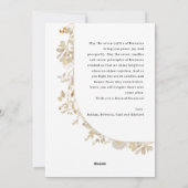 Eenvoudig Elegant Gelukkig Kwanzaa Feestdagenkaart (Achterkant)