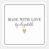 Eenvoudig elegant gemaakt met Love Label (Voorkant)