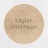 Eenvoudig elegant genderneutraal toevoegen Jouw na Labels (Design 1)