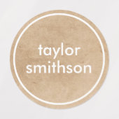 Eenvoudig elegant genderneutraal toevoegen Jouw na Labels (Design 1)