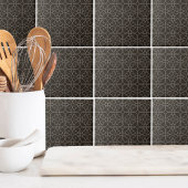 Eenvoudig Elegant  geometrisch bloemmotief Tegeltje