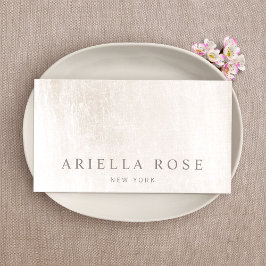 Eenvoudig elegant, gepenseld, witte marmer Profess Visitekaartje