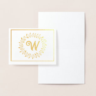 Eenvoudig Elegant Gold of Silver Ornament Folie Ka Kaarten