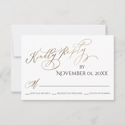 Eenvoudig, elegant, goudvriendelijk antwoord (Voorkant)