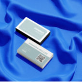 Eenvoudig Elegant Groen Minimalistisch Visitekaartje