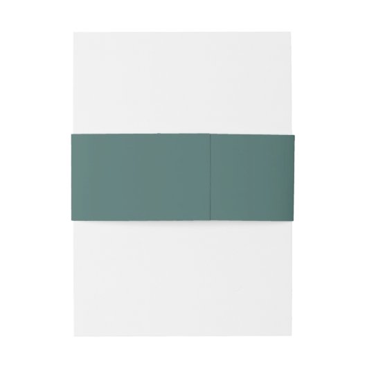 Eenvoudig Elegant Groen Monogram Racing Groen Uitnodigingen Wikkel (Achterkant Voorbeeld)