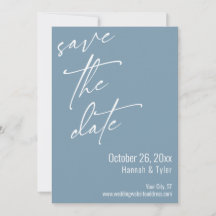 Eenvoudig Elegant Handschrift Schrift Stof Blauw