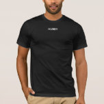 Eenvoudig elegant huwelijksfeest t-shirt<br><div class="desc">Geniet van uw nieuwe reis samen met ons eenvoudige maar verfijnde typografie T-shirt, exclusief ontworpen voor jonggehuwden. Met smaakvol geborduurd aanpasbaar script op de voorkant standaard "hubby" of "wifey". Ideaal als huwelijkscadeau, bruidsfeest gunst (bruidsmeisje, beste man, bruidsman, enz.), huwelijksreis kleding, jubileum herinneringen, of alledaagse paar draag. Maak het van jou...</div>