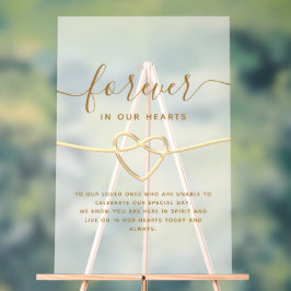 Eenvoudig Elegant Huwelijksmonument Acryl Bord