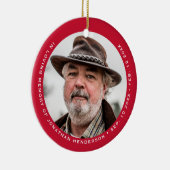 Eenvoudig elegant in het liefhebben van geheugenfo keramisch ornament (Rechts)