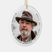 Eenvoudig elegant in het liefhebben van geheugenfo keramisch ornament (Rechts)