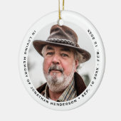 Eenvoudig elegant in het liefhebben van geheugenfo keramisch ornament (Links)