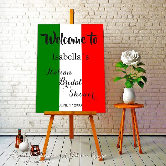 Eenvoudig Elegant Italiaans Vrijgezellenfeest Welk Poster
